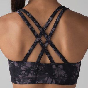Lululemon Energy Bra Strappy Magnum Black size 6